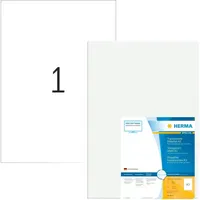 Herma Adressetiketten 297 x 420 mm transparent 50 Blatt