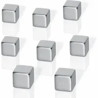 Sigel Magnete silber 1,0 x 1,0 x 1,0 cm