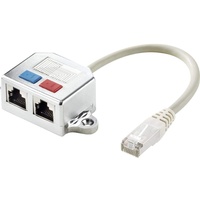 Renkforce RJ45 Netzwerk T-Adapter CAT 5e [2x RJ45-Buchse -