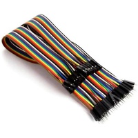 WHADDA WPA414 Jumper-Kabel [40x Drahtbrücken-Stecker - 40x Drahtbrücken-Buchse] 30