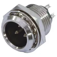 Omnitronic Mini XLR Einbaustecker 3pol