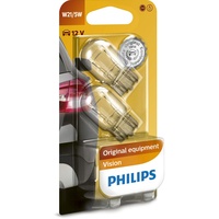 Philips 12066B2 Vision W21/5W Signallampe, 2er Blister, weiß, 13.50x9.50x13.50