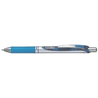 Pentel EnerGel BL77 Gelschreiber blau/silber 0,35 mm, Schreibfarbe: blau,