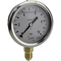 ICH 63R10.MGE Anschluss (Manometer): Unterseite 0 bis 10 bar