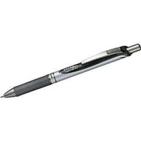 Pentel EnerGel BL77 Gelschreiber schwarz/silber 0,35 mm, Schreibfarbe: schwarz