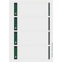 Leitz Rückenschilder 1685 grau 61 x 191 mm 100