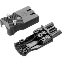 ADELS-CONTACT Netz-Steckverbinder AC Serie (Netzsteckverbinder) AC Buchse, gerade Gesamtpolzahl: