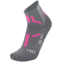 Uyn Trekking 2IN Low Cut Socks Mid Grey/Pink 37/38