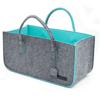 Dune Design Filztasche XXL 25 kg grau/grün 16363