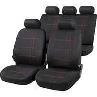 Walser Autositzbezug Nashville Komplett-Set schwarz