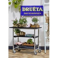 Plus Pflanztisch Urban 100x50x90cm schwarz rechteckig