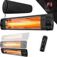 Kesser Infrarotstrahler 2500 Watt inkl. Fernbedienung schwarz
