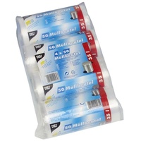 Papstar Müllbeutel 35,0 l transparent 14,0 μm, 4x 50