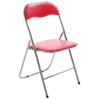 Clp Klappstuhl Felix Klappbarer mit Kunstleder PVC Sitz Gepolstert