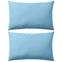VidaXL Gartenkissen 2 Stk. 60 x 40 cm Hellblau