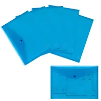 FolderSys Sammelhülle 40111-44 DIN A4 blau glatt 0,20 mm