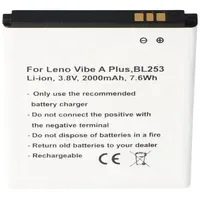 AccuCell Akku passend für Lenovo Vibe A Plus, BL253,