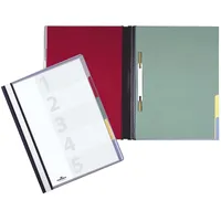 Durable DIVISOFLEX® Kunststoff blau 5 x kaufmännische Heftung