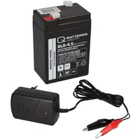 Q-Batteries Set Q-Batteries BL 6-0,6 Ladegerät + Blei Akku