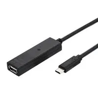 Value USB 2.0 Verlängerung, aktiv, mit Repeater, A-C, schwarz,