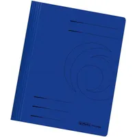 Herlitz Schnellhefter 10902500 DIN A4 Karton intensiv dunkelblau