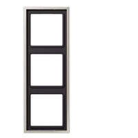 Jung Rahmen 3-fach Edelstahl