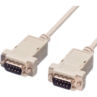 Value 11996018 - Kabel Seriell, 9pol. RS-232, Stecker/Stecker, 1,8