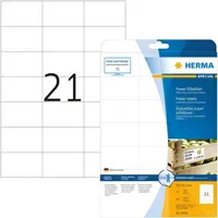 Herma Adressetiketten 10906 Weiß 70 x 42,3 mm 25