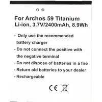 AccuCell Akku passend für den Archos 59 Titanium Akku