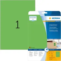 Herma Adressetiketten 4424 grün 210,0 x 297,0 mm 20