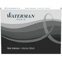Waterman Tintenpatrone Stand. Intense Black 8 Stück