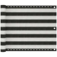 VidaXL Balkonsichtschutz HDPE 75 x 300 cm anthrazit/weiß