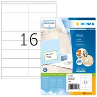 Herma Adressetiketten 4427 Weiß 105 x 35 mm 100