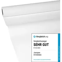 JUNOPAX Papiertischdecke weiß