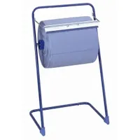 SEMYtop ST-88521 Putzrollen-Spender, Bodenständer, Metall, Blau