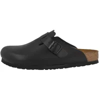 Birkenstock Boston Naturleder schmal schwarz 38