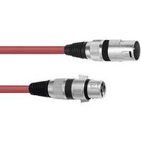 Omnitronic XLR-Kabel Rot 1.0m 30220899