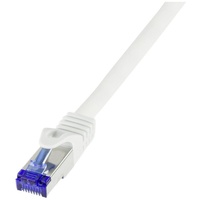 Logilink C6A061S RJ45 CAT 6a S/FTP Weiß 1 St.