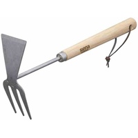 Siena Garden Doppelhacke ISYplant mit Eschenstiel, silber/natur