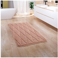 Paco Home Badematte Badteppich Badvorleger Flauschig Memory Foam 3D