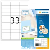 Herma Etiketten 4275 weiß 66,0 x 25,4 mm, 100