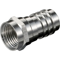 Goobay Crimp F plug connector 7,0 mm