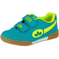 LICO Bernie V Hallenschuhe, Petrol Lemon, 31 EU