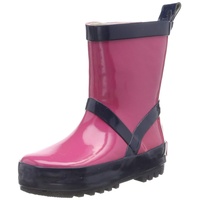 Playshoes Kinder Gummistiefel aus Naturkautschuk, trendige Unisex Regenstiefel mit