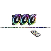 Inter-Tech Argus RS-04, LED-Steuerung, Fernbedienung, LED-Strip, 120mm, 3er-Pack (88885481)