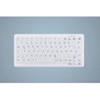 Active Key kompakte desinfizierbare Hygiene-Tastatur, vollversiegelt, weiß, USB, DE