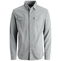 JACK & JONES Essential Sheridan Langarmhemd Light Grey Denim