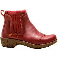 El Naturalista Damen Ankle Boots Yggdrasil, Frauen Stiefeletten,lose Einlage,Freizeit,leger,Casual,flach,Women's,Woman,Lady,Rot