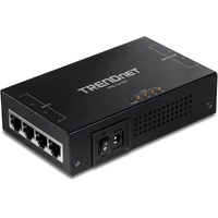 TRENDNET TPE Desktop Gigabit PoE-Injektor, 4x RJ-45, 65W PoE+