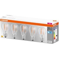 Osram LED Base Classic A E27 Sockel, Birnenform, Kaltweiß